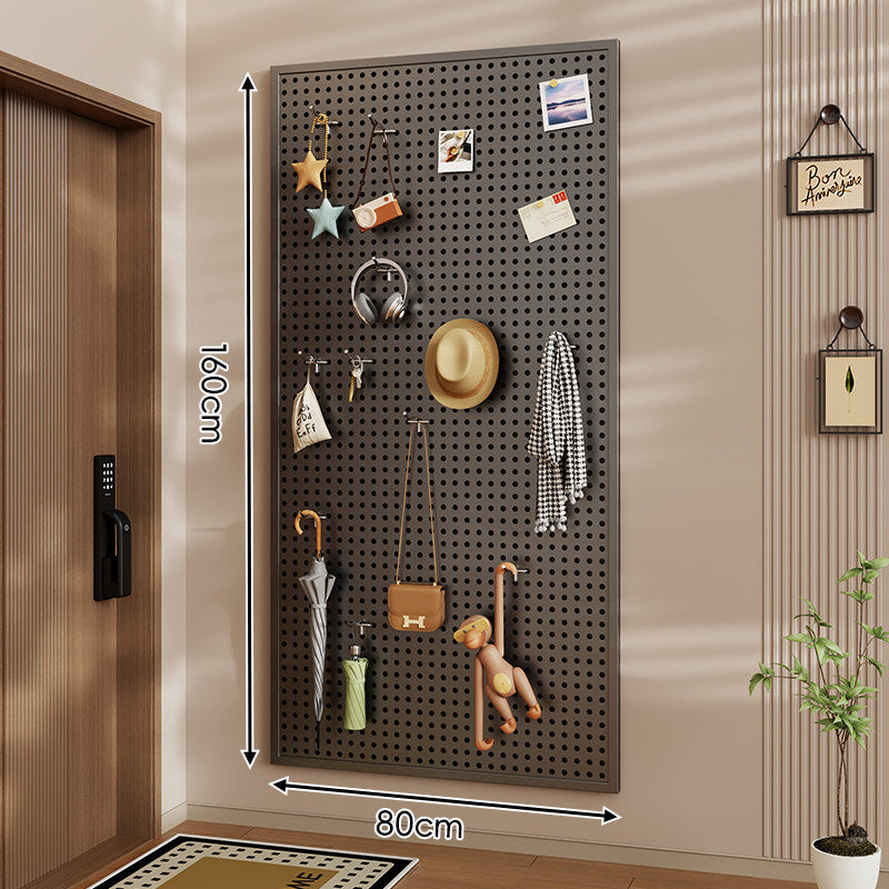 Wandanag perforiertes Lochboard-Organizer-Panel Großes Quadrat mit modularen Haken und Zubehör
