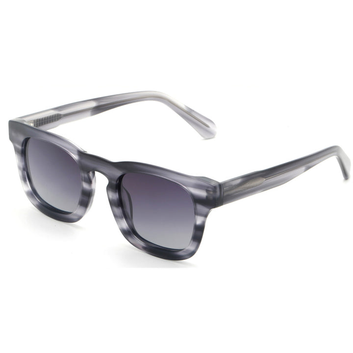 Damen modische Sonnenbrille mit modernem, transparentem Rahmen Karnz