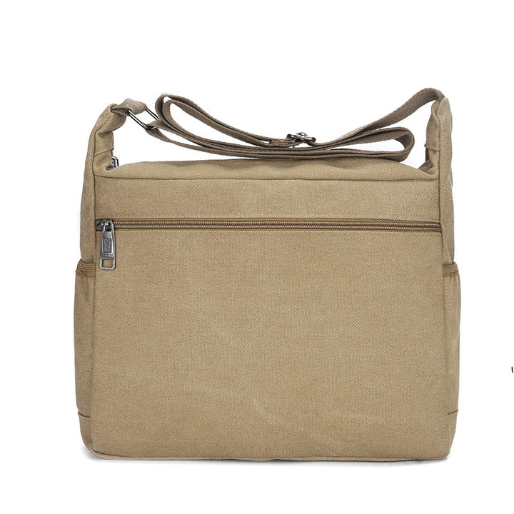Vielseitige Canvas Messenger Bag