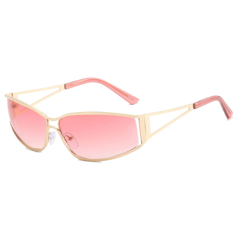 Damen sportliche Sonnenbrille mit modernem Rahmen Karnz