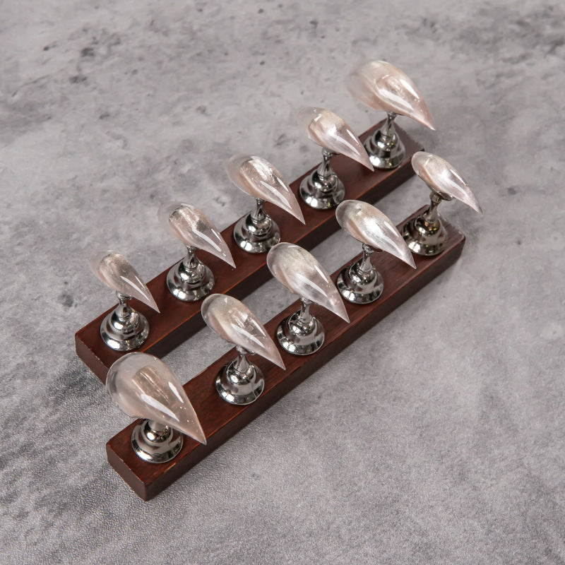 Premium Stiletto-Spitz Druck-Nagel-Set