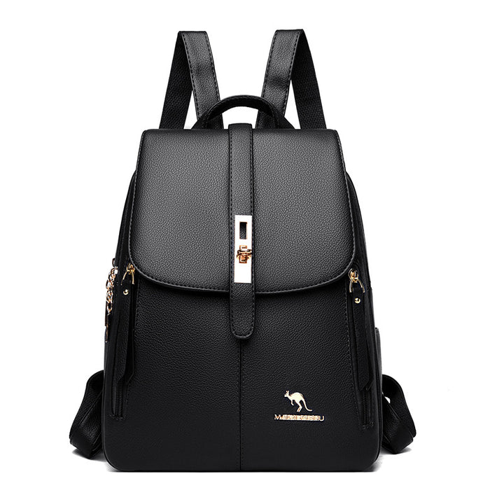 Eleganter Multifunktionaler Leder-Rucksack Karnz