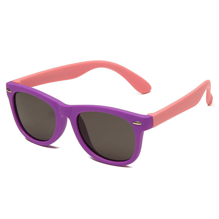 Karnz | Kinder Flex Sonnenbrille mit flexiblem und robustem Rahmen