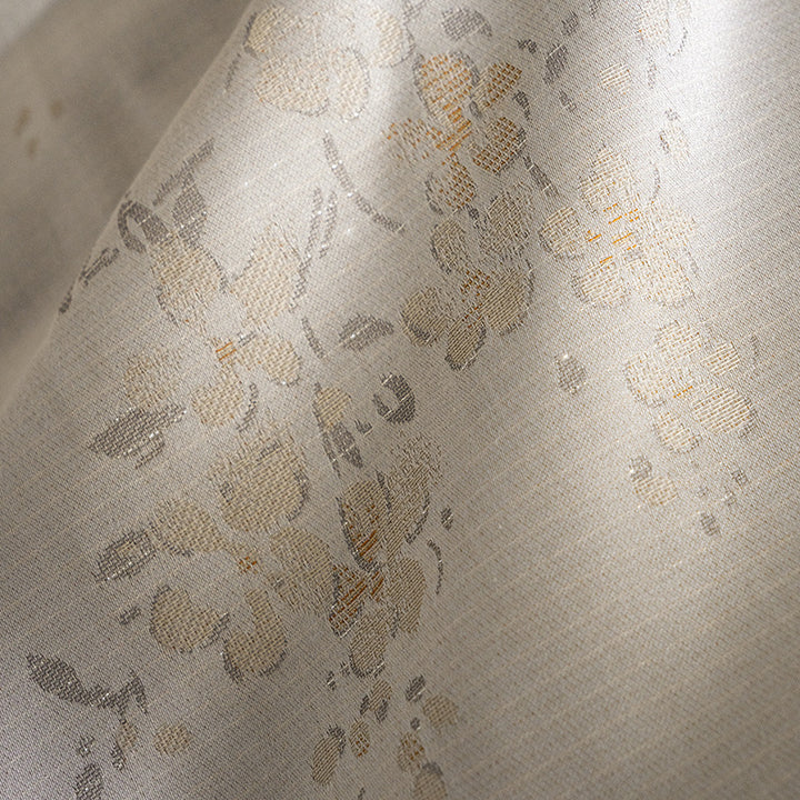 Serene Jacquard Satin Bettbezug Set mit verstecktem Reißverschluss und Eckenbändern