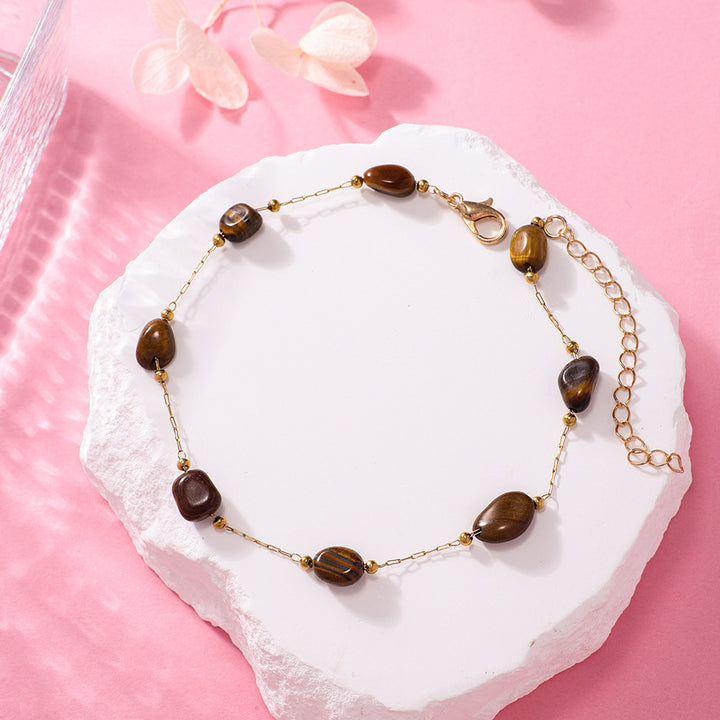 Amethyst Edelstein Armband Karnz