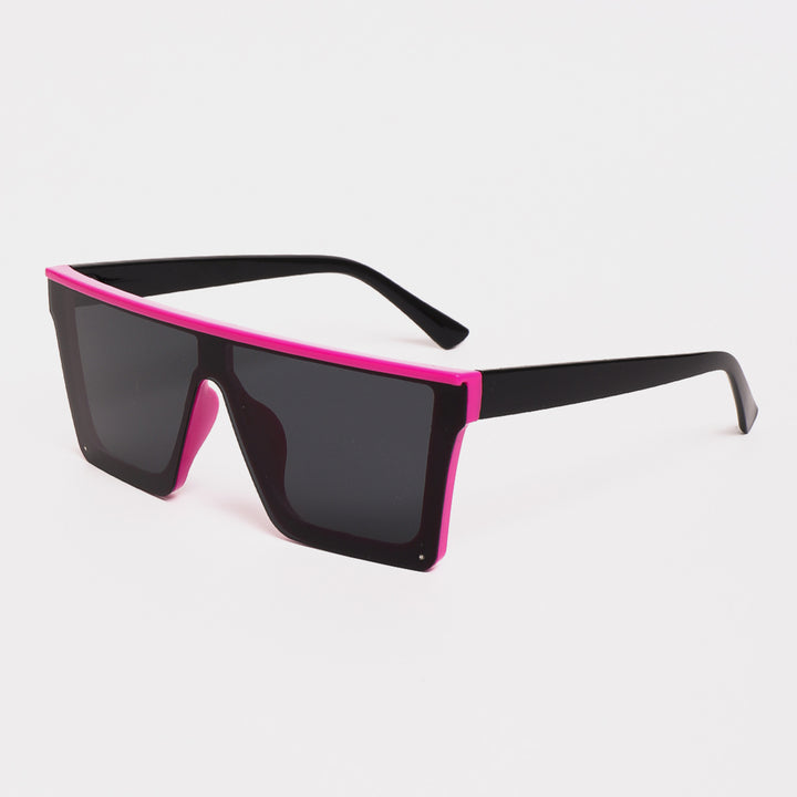Damen oversized Sonnenbrille mit markantem Rahmen und UV-Schutz Karnz