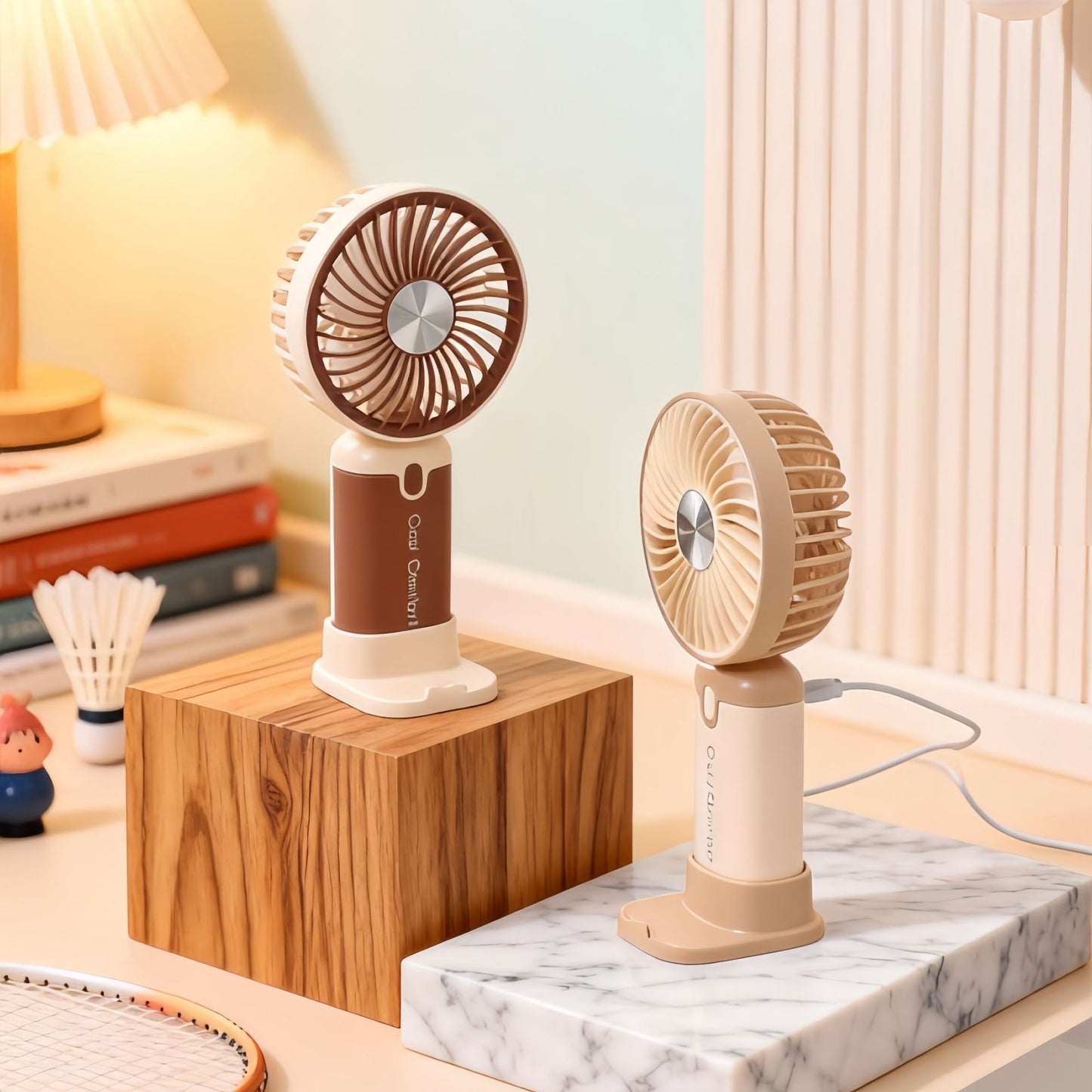 Damen Tragbarer Handventilator mit USB-Ladefunktion Karnz