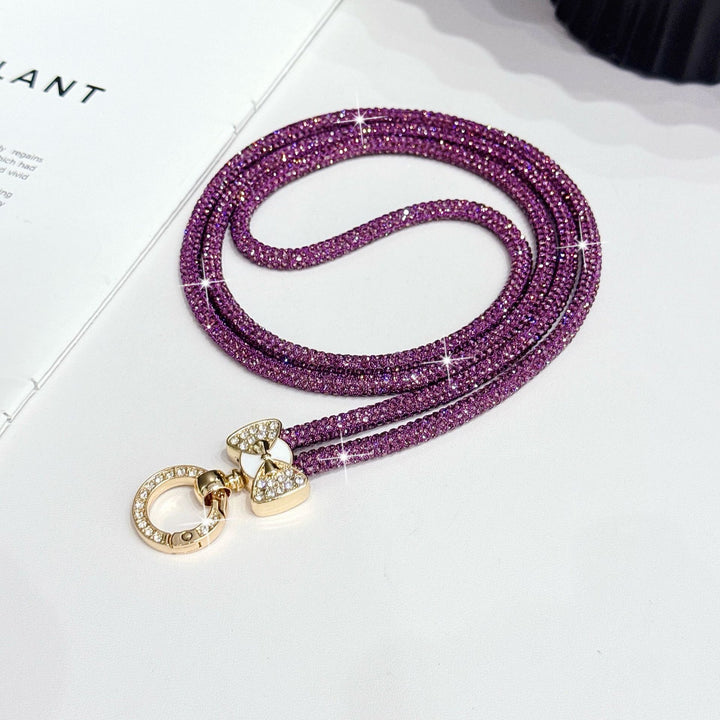 Elegante Strass-Brillen Kette Karnz