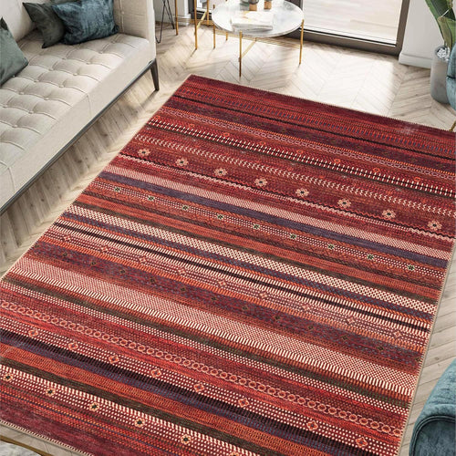 Bohemian inspirierter geometrischer Teppich