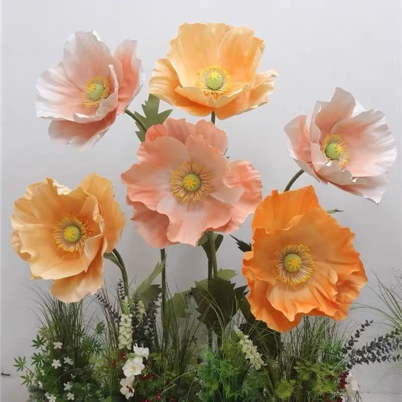 Elegante große Papierblumenanordnung