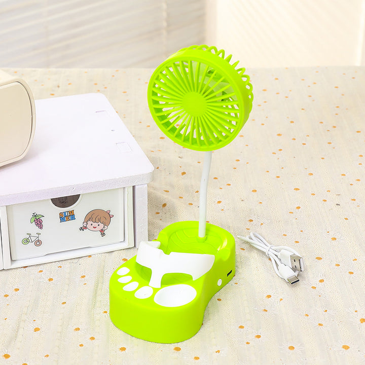 Unisex Tragbarer USB Tischventilator mit flexiblem Arm und mehreren Geschwindigkeitsstufen Karnz