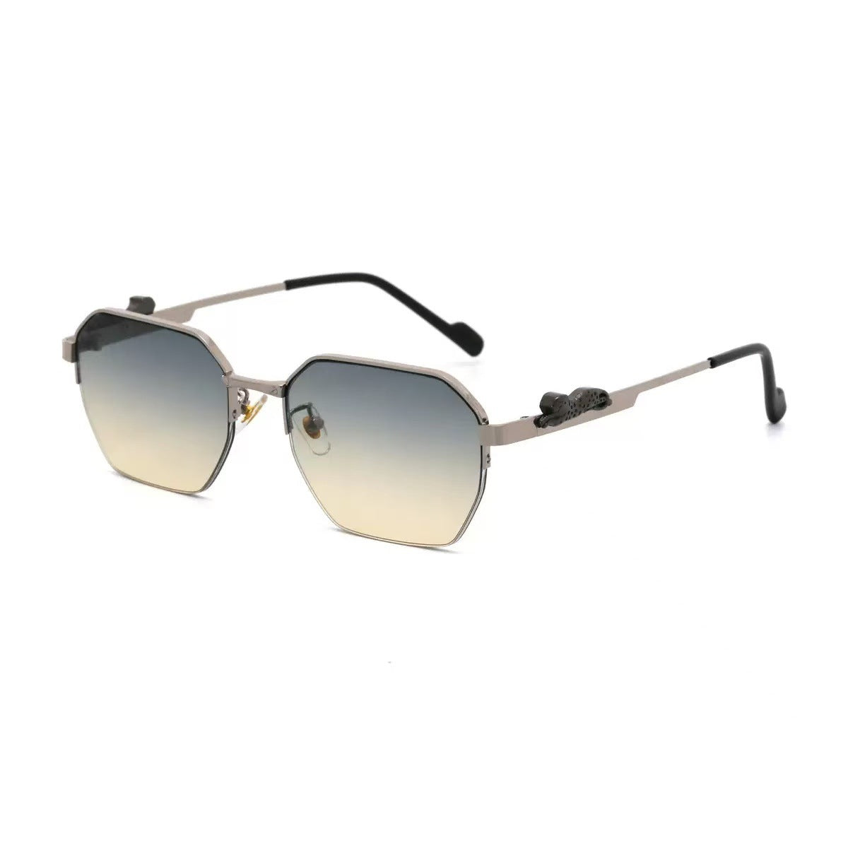 Damen elegante Sonnenbrille im modernen Oktagon-Design Karnz