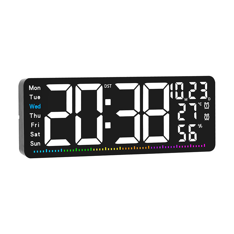 Digitaler Alarmwecker mit großem LED-Display und Wetterdaten Karnz