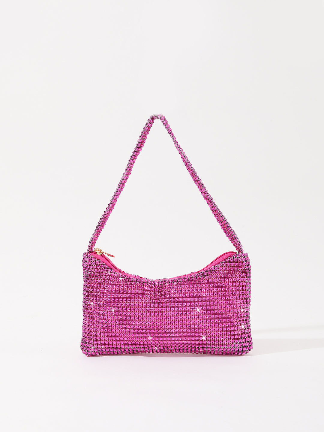 Elegante, mit Strass verzierte Handtasche