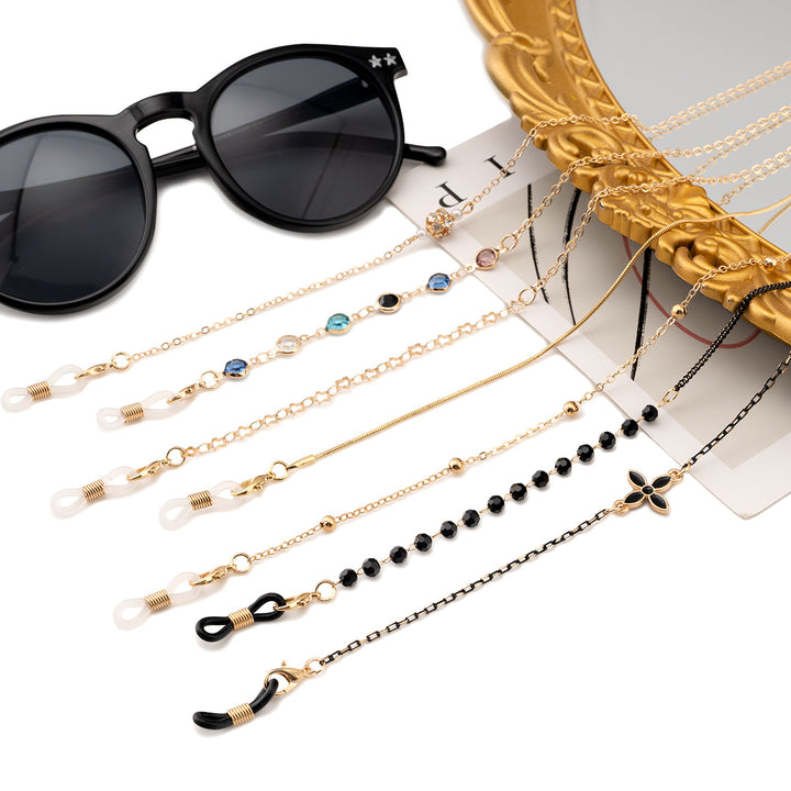 Premium Metall Brillen Kette Karnz