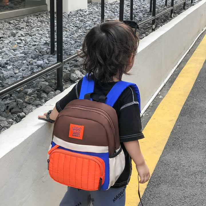 Farbe-Block Lässiger Rucksack Karnz