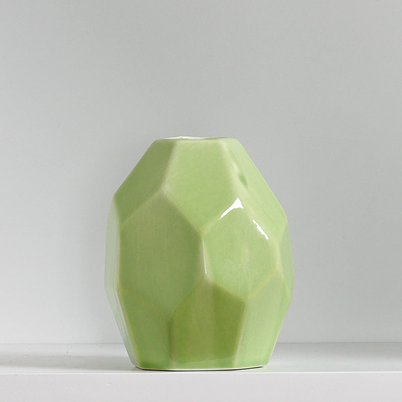 Geometrische Moderne Keramische Vase Karnz