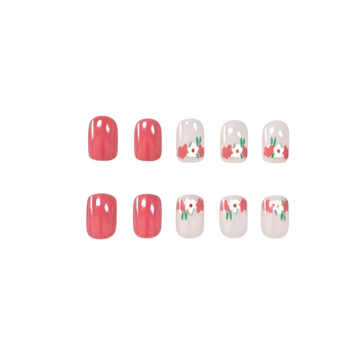 Künstlerische florale Gel-Nagelverstärkungen Karnz