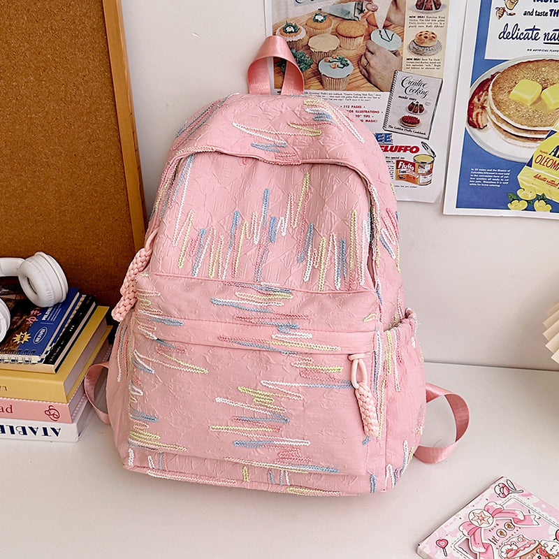 Abstrakt gemusterter Rucksack Karnz