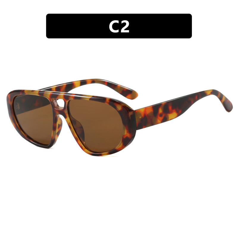 Damen sportliche Sonnenbrille mit breitem strapazierfähigem Rahmen und polarisierten Gläsern Karnz