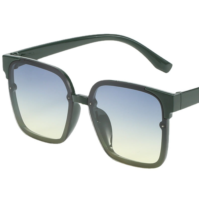 Damen moderne quadratische Sonnenbrille mit UV-Schutz und robustem Rahmen Karnz