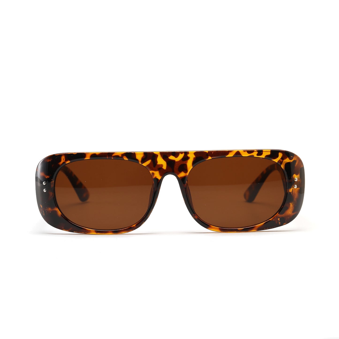 Damen trendige Sonnenbrille im modernen futuristischen Design Karnz