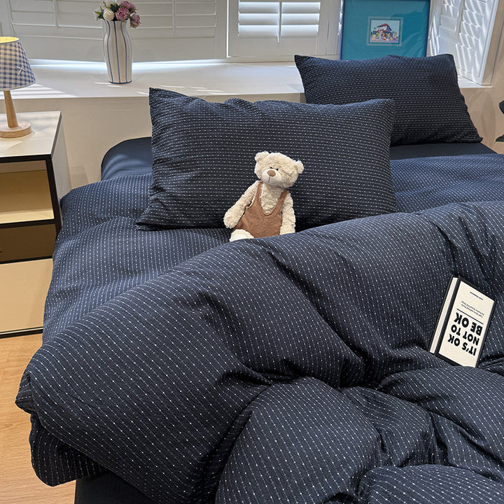 Premium Weiches Gestreiftes Quilt Set