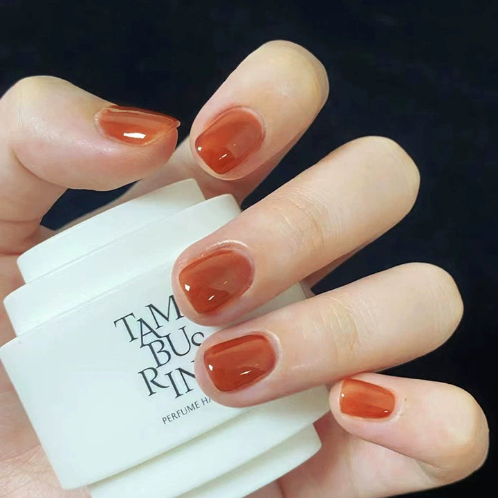 Glänzendes Press-On Nagelset Karnz