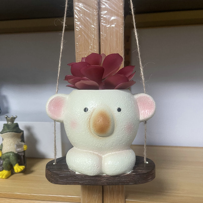 Dekorative Koala Pflanzenhalter Karnz