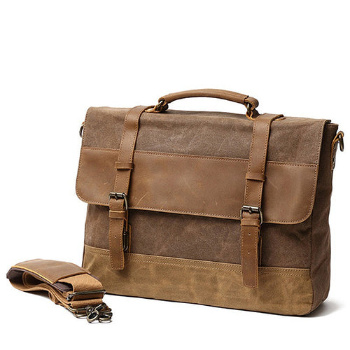Robuste Aktentasche mit Vintage-Design Karnz