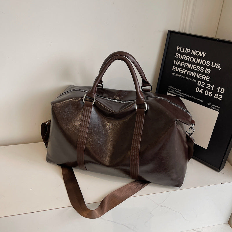 Elegante Leder Reisetasche