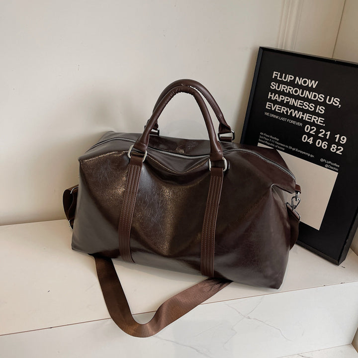 Elegante Leder Reisetasche