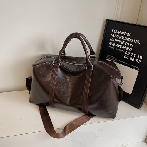 Elegante Leder Reisetasche