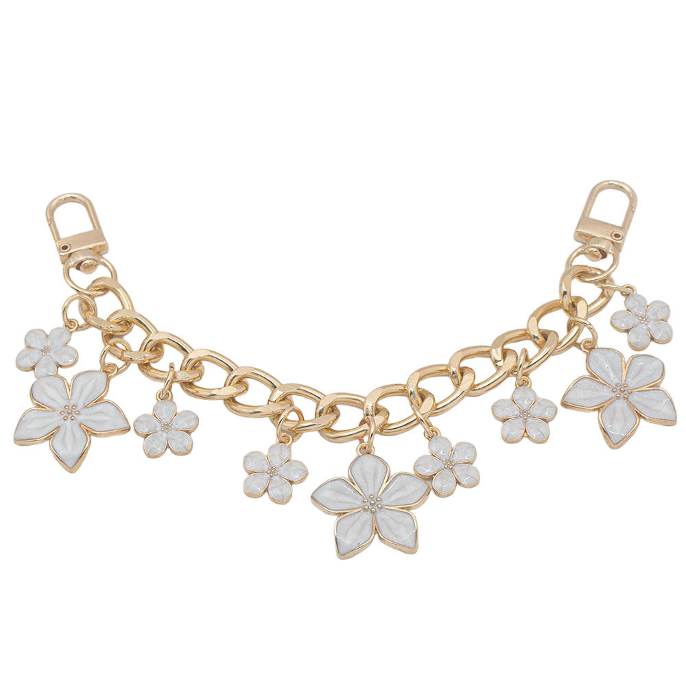 Verspieltes florales Charm-Armband Karnz