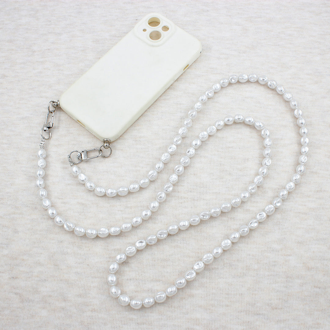Elegante Perlen Brillen Kette Karnz