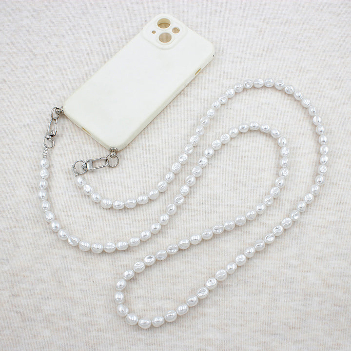 Elegante Perlen Brillen Kette Karnz