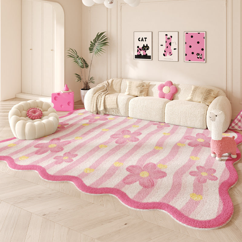 Verspielt katzenmotivierter Teppich