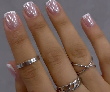 Elegante französische Spitzen-Acryl-Nagelverstärkungen Karnz 1789915301