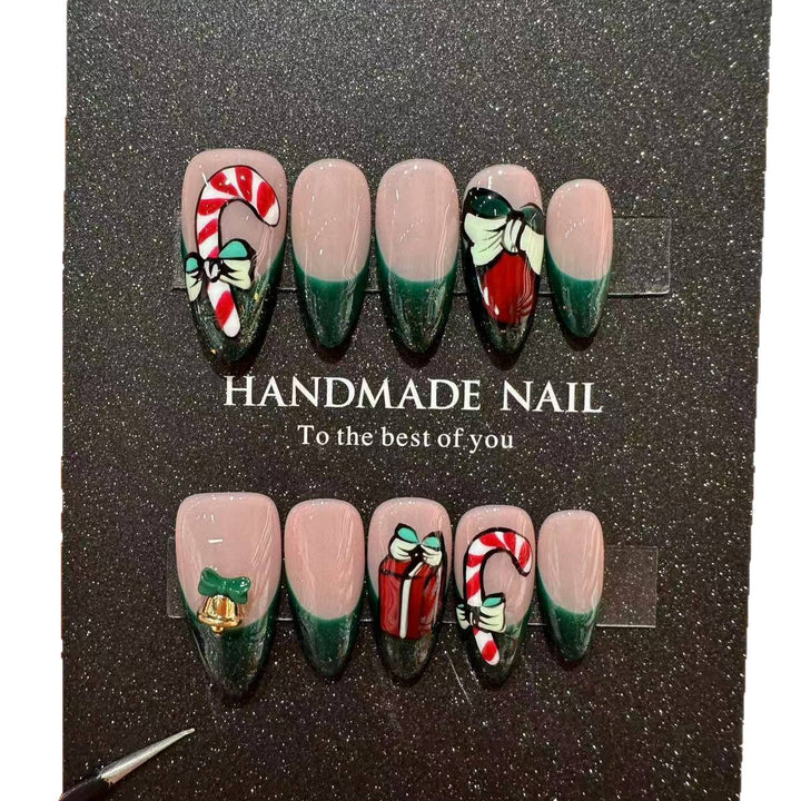 Handgefertigtes urlaubsbezogenes Press-On-Nagelset  1791773575