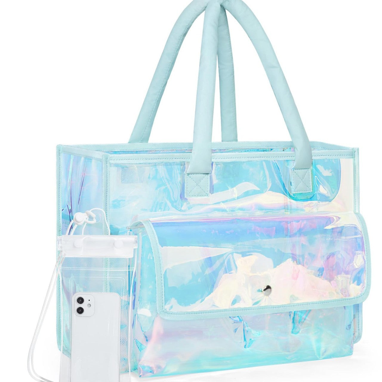 Damen durchsichtige Trendtasche Karnz