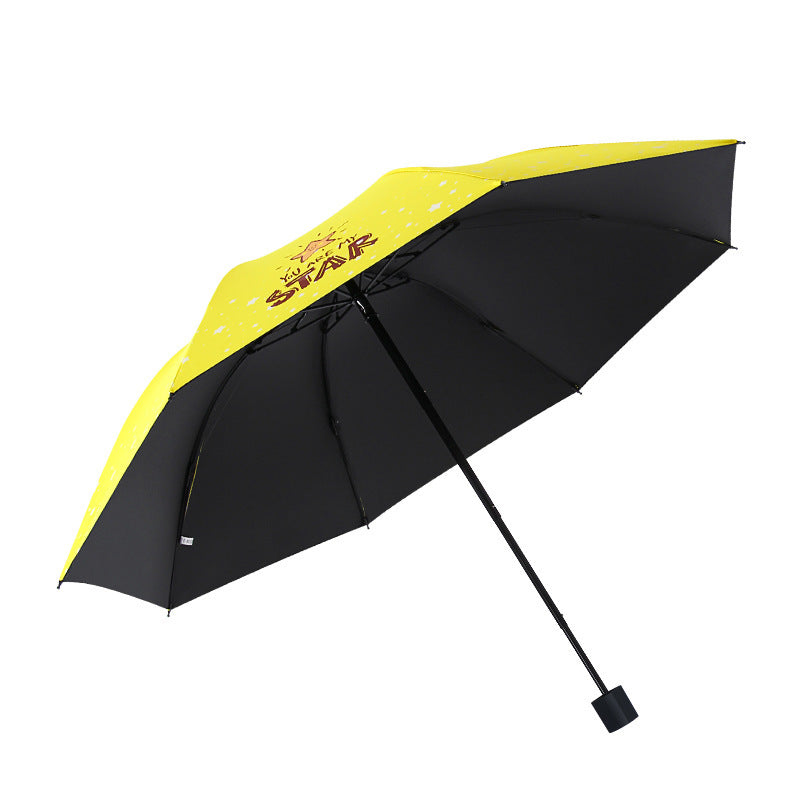 Damen Falt-Regenschirm mit tierischem Muster Karnz