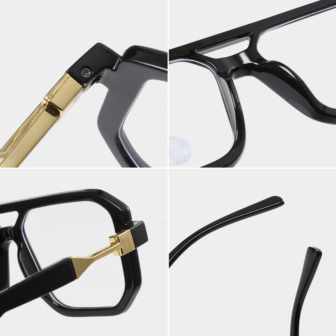 Fette Übergroße Quadratische Sonnenbrille Karnz