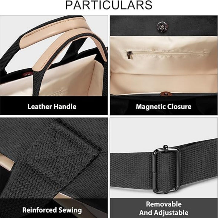 Multifunktionale Laptop-Tasche mit Herausnehmbarem Organizer Karnz