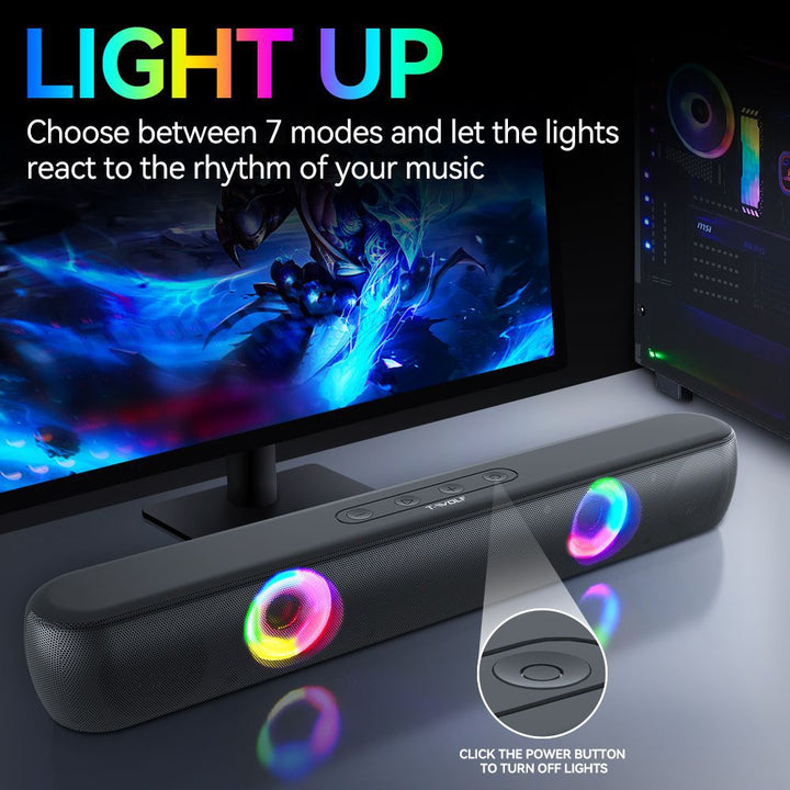 Bluetooth Lautsprecher mit Rgb-Beleuchtung Karnz