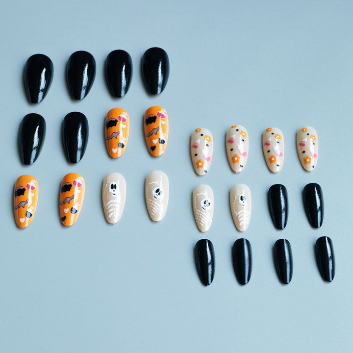 Künstlerisches Halloween-Themen Nagelkunstset