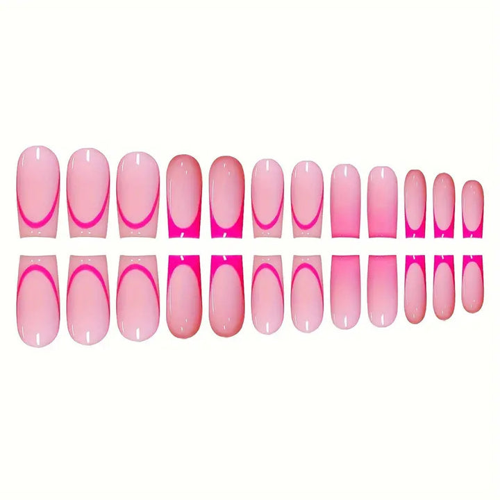 Stylisches Acryl Press-On Nagel Set Karnz