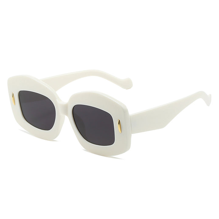 Zeitgenössische Chunky Rahmen Sonnenbrille Karnz