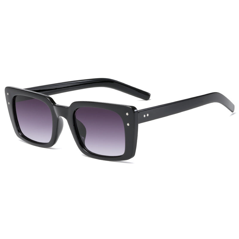 Damen modische Sonnenbrille im modernen rechteckigen Design Karnz