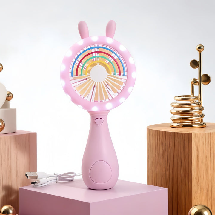 Damen Tragbarer Handventilator mit kreativem Froschdesign Karnz