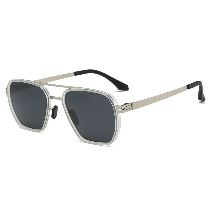 Damen moderne oversized quadratische Sonnenbrille Karnz
